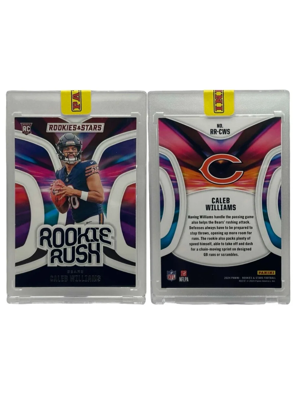 2024 Panin Rookies & Stars #RR-CWS Caleb Williams Rookie Rush Chicago Bears (RC)